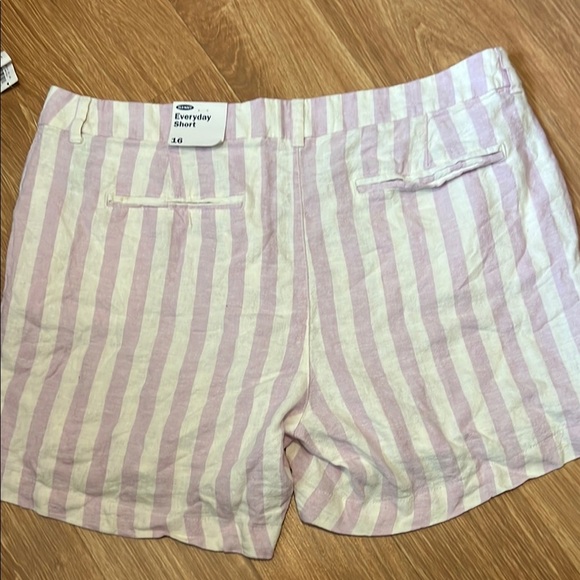 Old Navy White and lavender Shorts size 16 new. Super soft - Picture 6 of 7